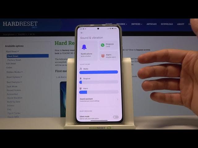 Video thumbnail for How to Find Sound Settings in XIAOMI Mi 11i - Open Sound Settings