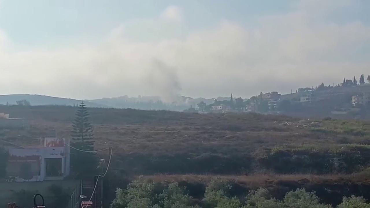 Video thumbnail for Lebanon: Israeli Artillery Batter Southern Lebanon Towns.