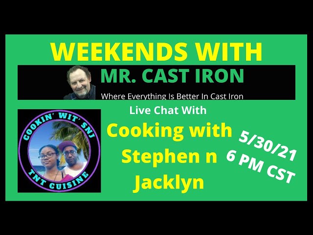 Video thumbnail for Mr. Cast Iron Interviews Cooking With Stephen N Jacklyn