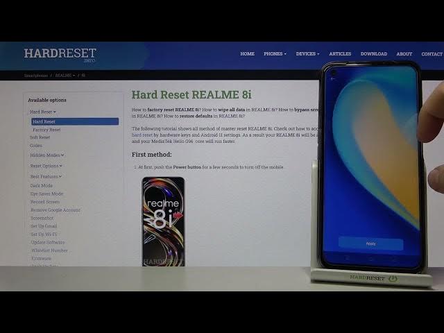 Video thumbnail for All Available Wallpapers on REALME 8I – Set Up Wallpaper