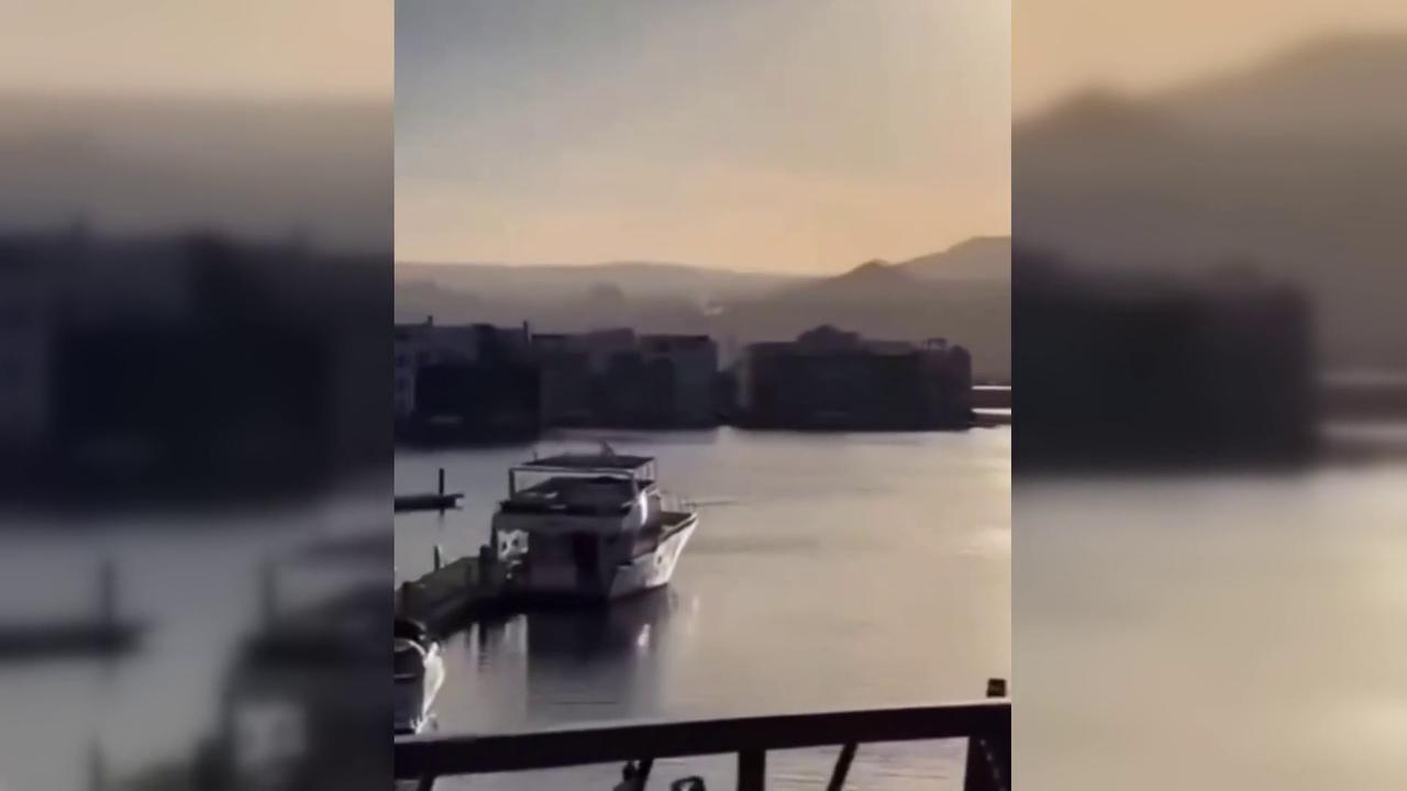 Video thumbnail for Jordan: Iranian Missile Impact Filmed in Southern Jordan.