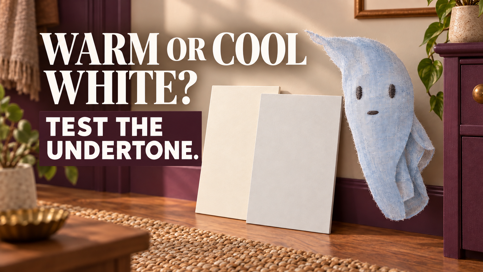 Video thumbnail for Warm vs Cool White Paint: The Undertone Test | Velvet Abode