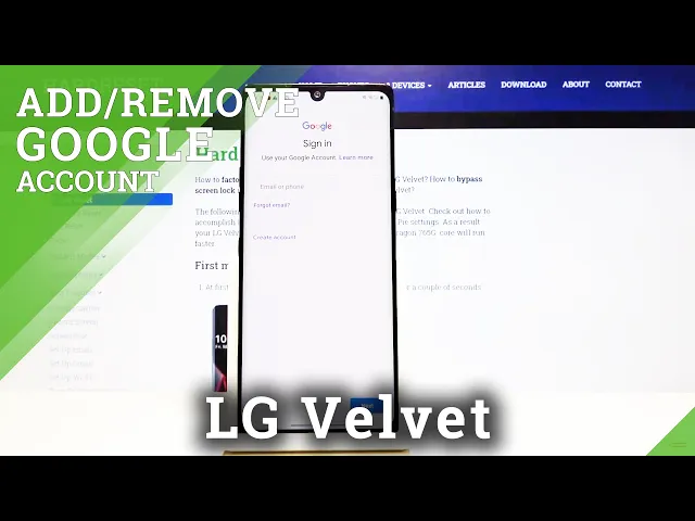 Video thumbnail for How to Add Google Account to LG Velvet – Sign in Google Account