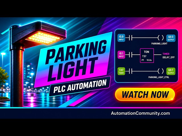 Video thumbnail for Parking Light Automation Using PLC Ladder Logic