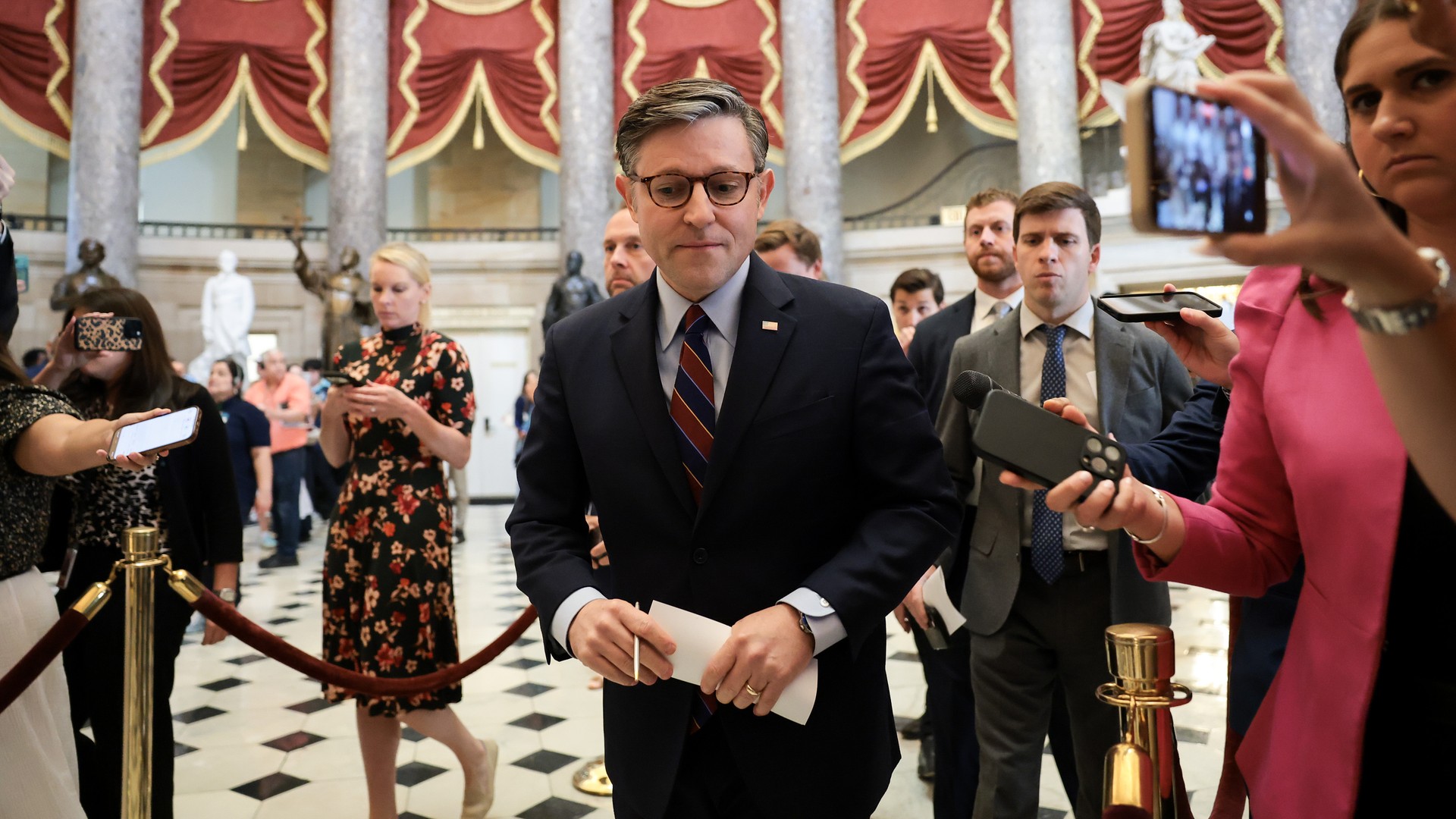 Video thumbnail for House passes stock trading bill while voter ID provision splits parties
