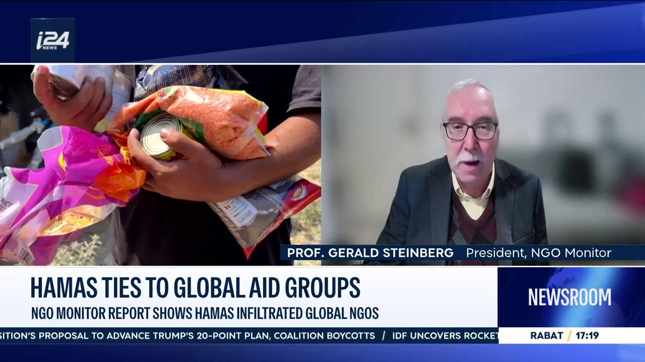 Video thumbnail for Hamas ties to global aid groups: NGO Monitor report shows Hamas infiltrated global NGOs