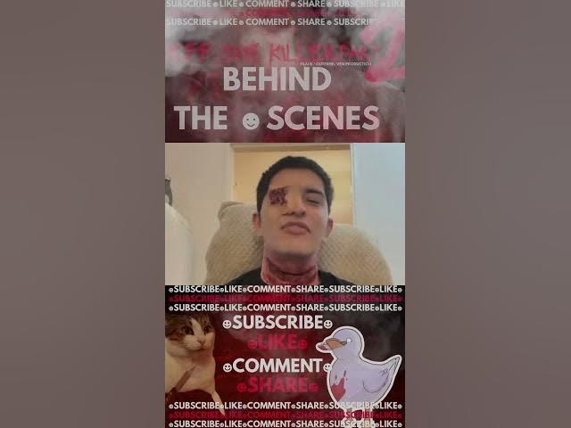 Video thumbnail for Behind the scenes of Jeff the killer Part 2 #horror  #horrorgenre #behindthescene