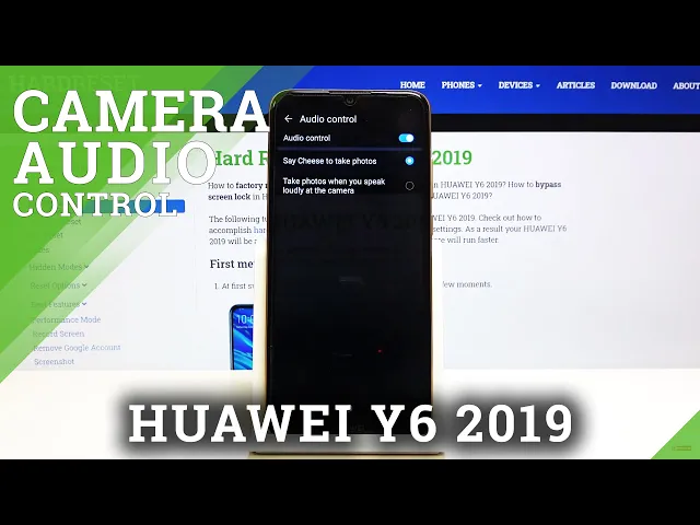 Video thumbnail for How to Use Camera Audio Control in Huawei Y6 2019 - Activate Audio Control