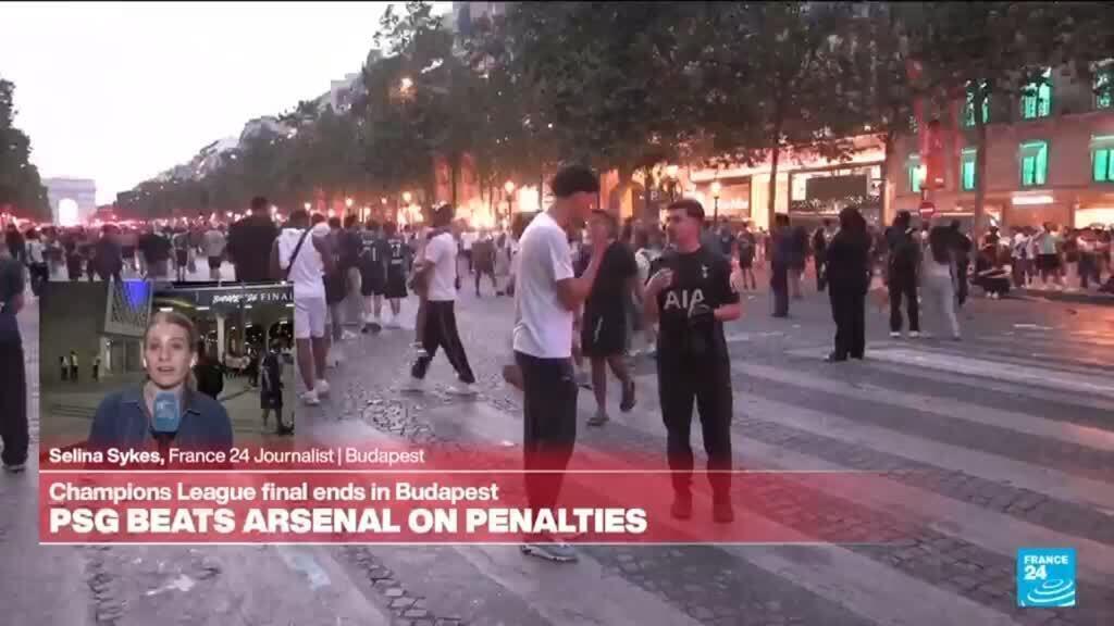 Video thumbnail for Champions League final: PSG's players and fans 'kept on believing'