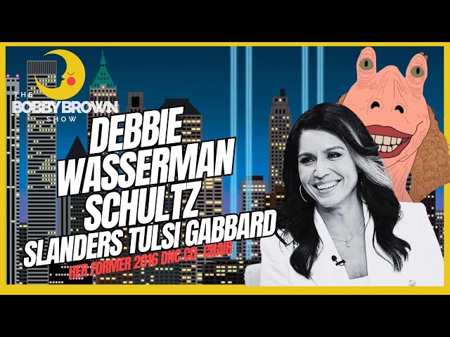 Video thumbnail for Crooked Politician Debbie Wasserman Schultz Slanders Tulsi Gabbard. Her former 2016 DNC Co- Chair
