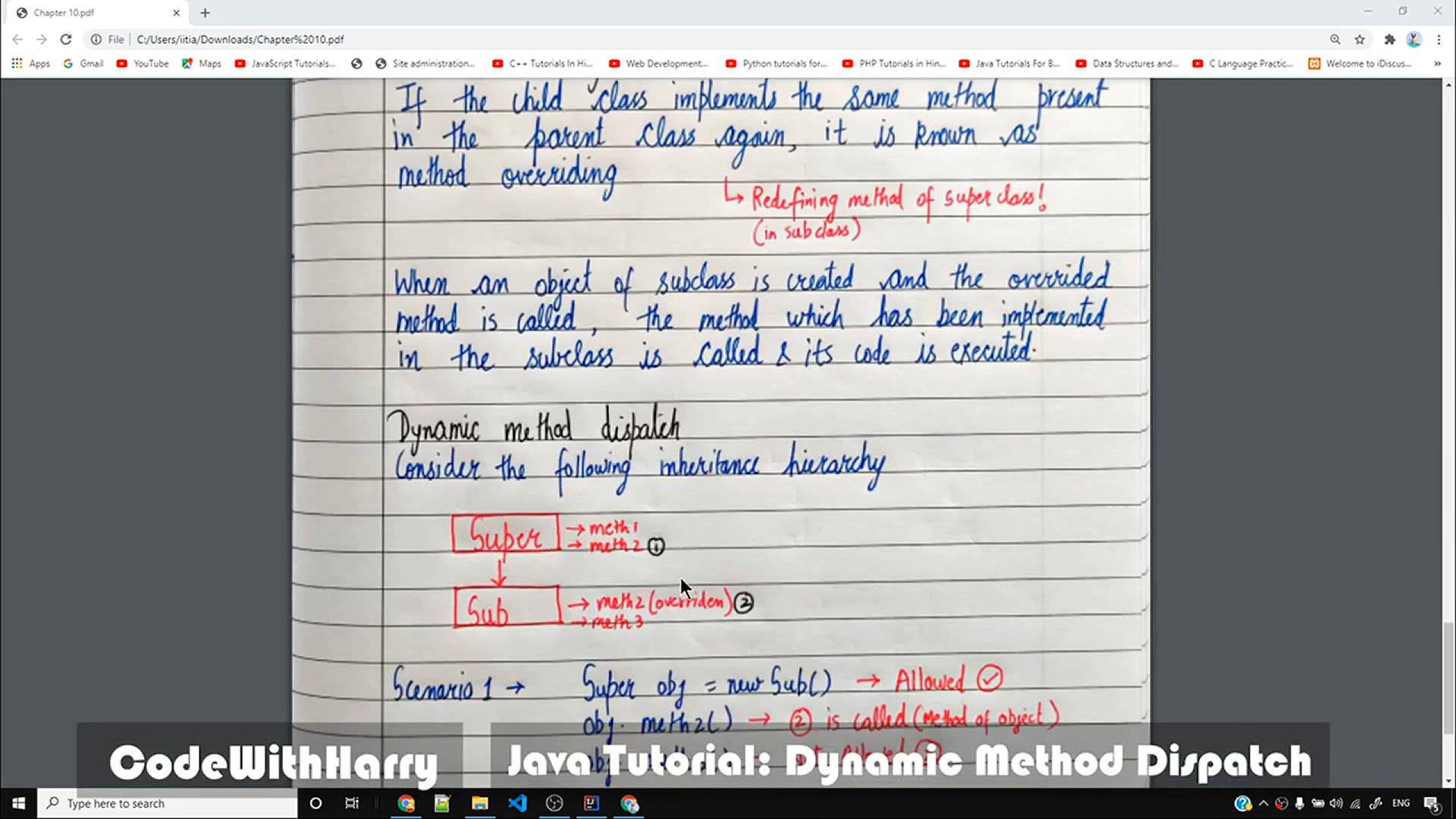 'Video thumbnail for Dynamic Method Dispatch in Java'