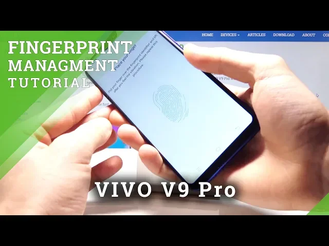 Video thumbnail for How to Add Fingerprint in VIVO V9 Pro - Screen Protection / Set Up Pattern Lock