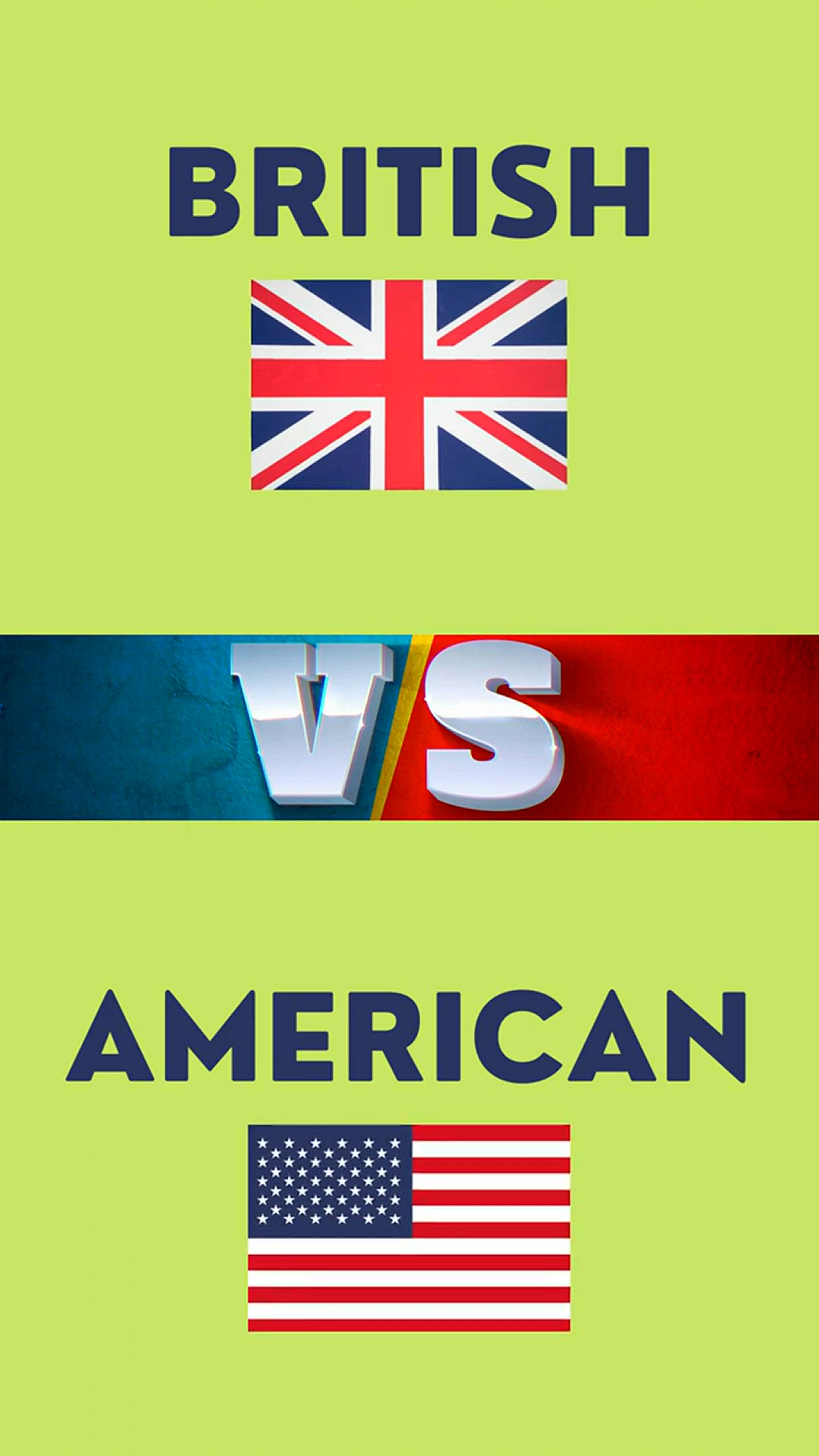 'Video thumbnail for British vs American English   Part 4'