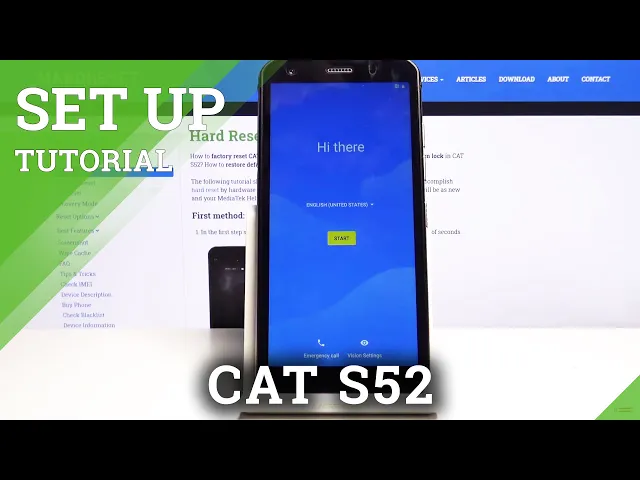 Video thumbnail for How to Activate CAT S52 – Initial Set Up