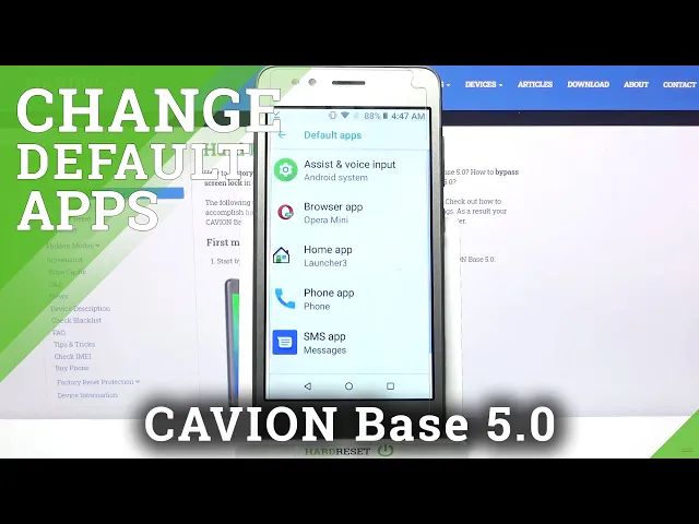 Video thumbnail for CAVION Base 5.0 and Default Apps - Change Programs Settings
