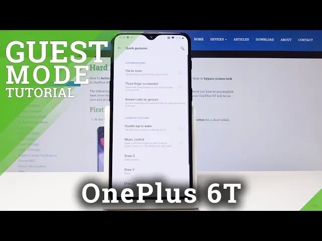Video thumbnail for How to Activate Quick Gestures in OnePlus 6T - Gestures Feature