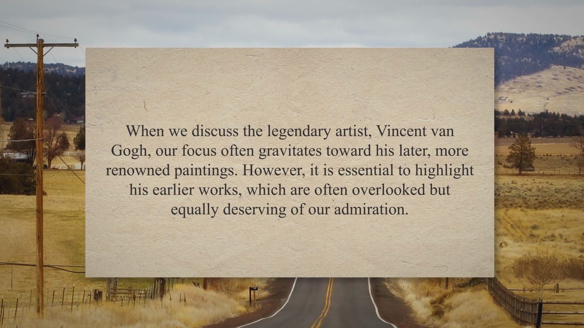 'Video thumbnail for Vincent Van Gogh’s First Painting - The Potato Eaters'
