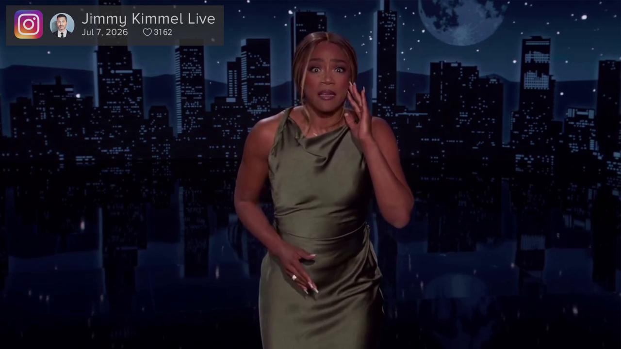Video thumbnail for UNCAPTIONED: Tiffany Haddish jokes about missing out on invitation to Taylor Swift's wedding.