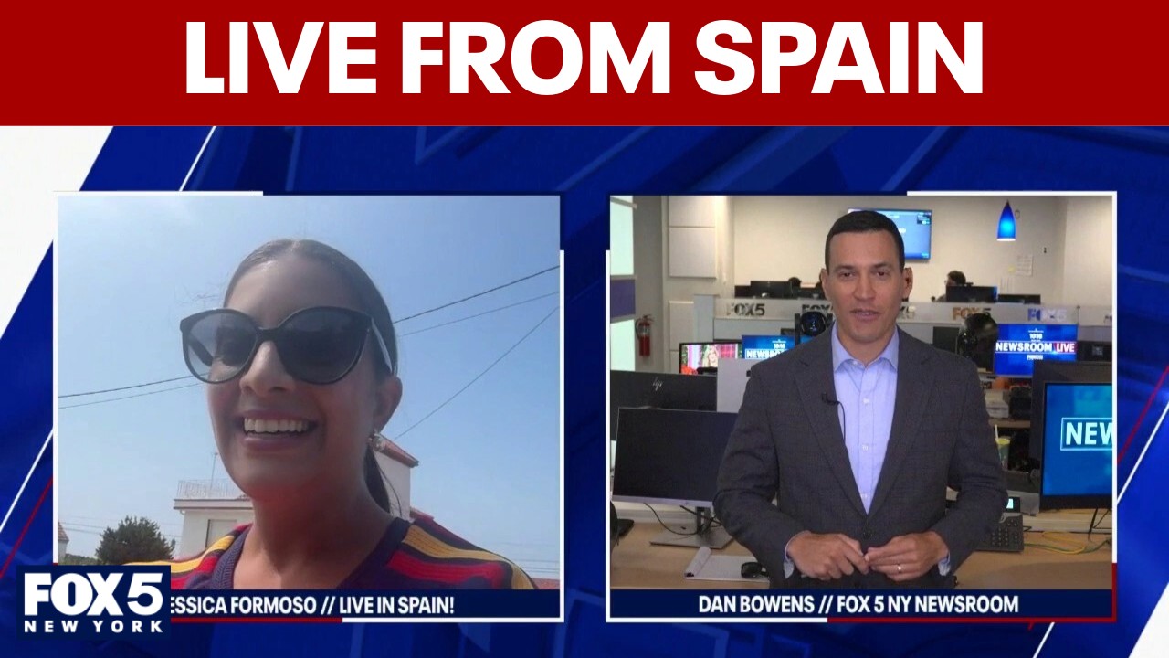 Video thumbnail for FOX 5 NY’s Jessica Formoso in Spain for FIFA World Cup win