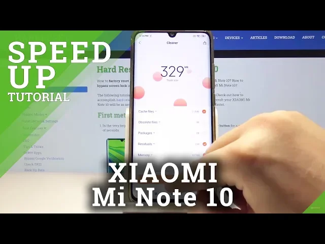 Video thumbnail for How to Clean Storage in XIAOMI Mi Note 10 – Speed Up System