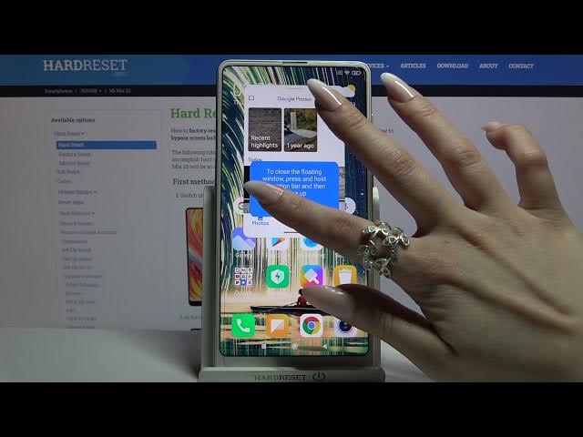 Video thumbnail for How to Open Apps in Pop Up View in XIAOMI Mi Mix 2S – Show Apps in Window