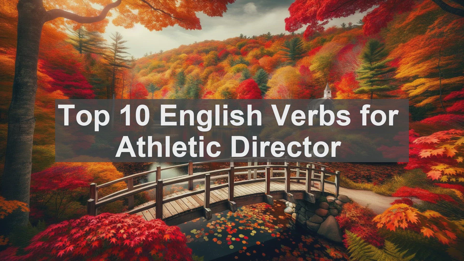 'Video thumbnail for Top 10 English Verbs for Athletic Director'