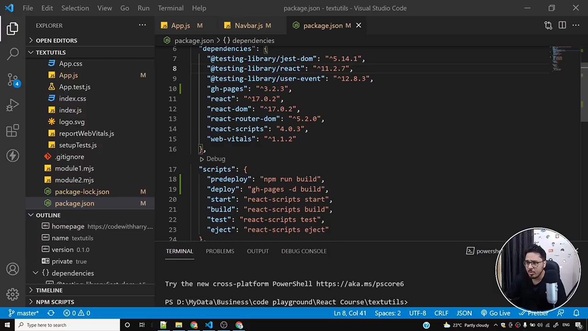 'Video thumbnail for Purchasing a Domain + Hosting TextUtils on a VPS _ Complete React Course in Hindi #18'