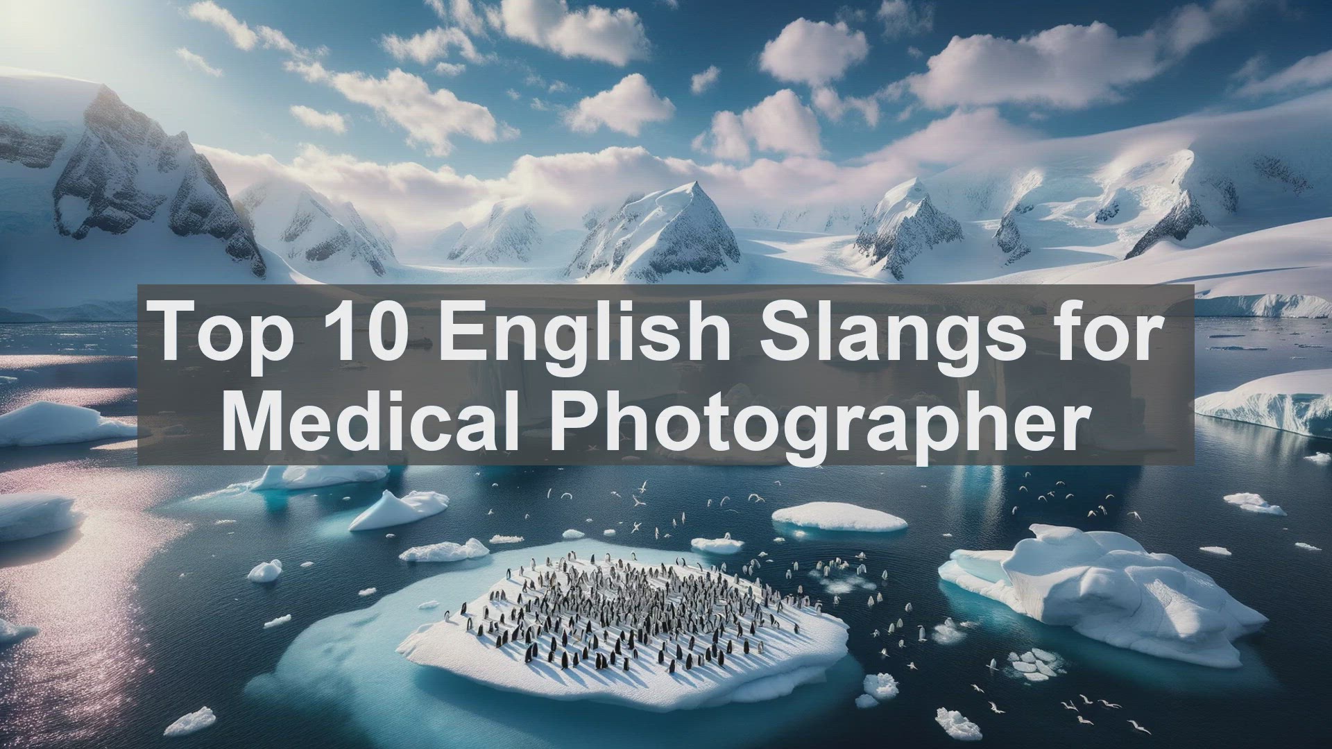'Video thumbnail for Top 10 English Slangs for Medical Photographer'