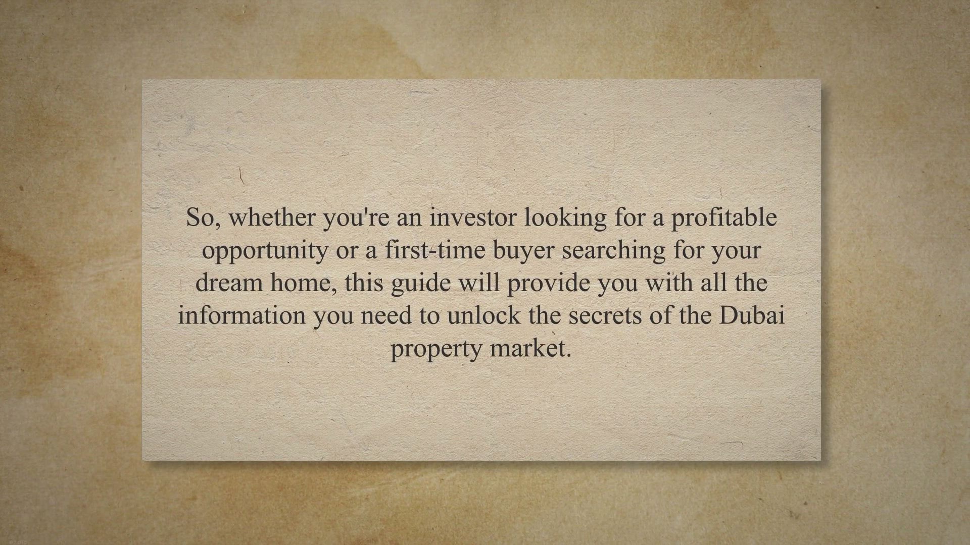 Video thumbnail for Unlocking the Secrets: A Comprehensive Guide to Finding the Cheapest Properties in Dubai