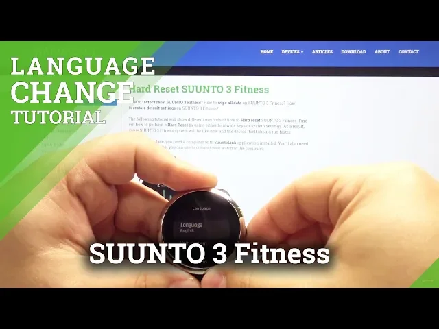 Video thumbnail for How to Change Language in SUUNTO 3 Fitness - Language Settings