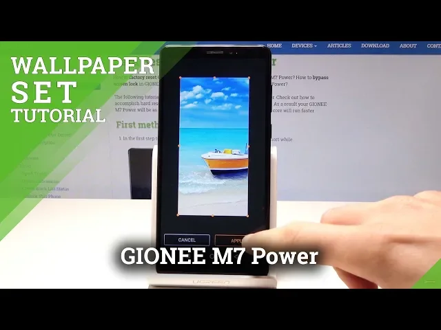 Video thumbnail for How to Change Wallpaper in GIONEE M7 Power - Desktop Update