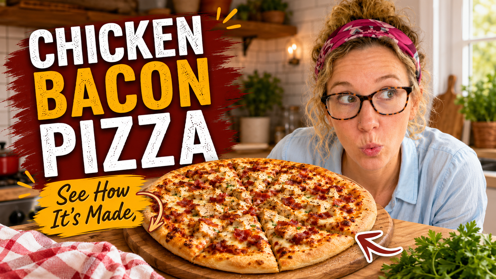 Video thumbnail for Voted #1 Chicken Bacon Pizza Online