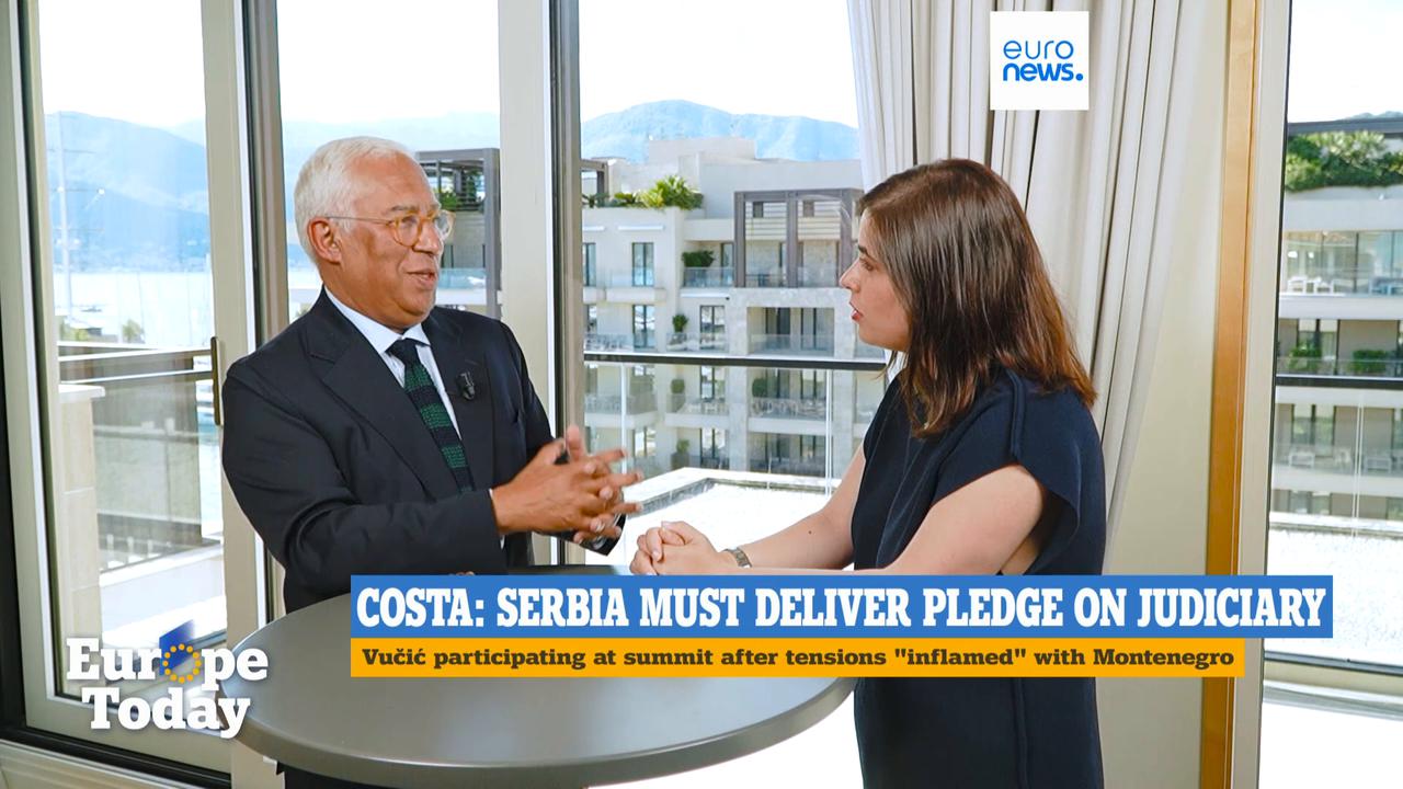 Video thumbnail for Costa backs simpler EU accession rules ahead of Western Balkans summit
