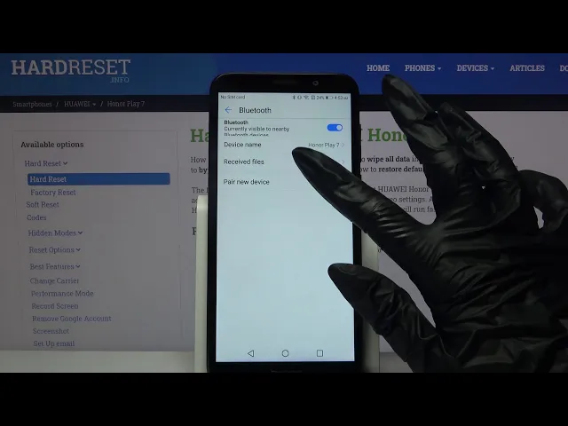 Video thumbnail for How to Turn On Bluetooth Connection – Pair Device to HUAWEI Honor Play 7