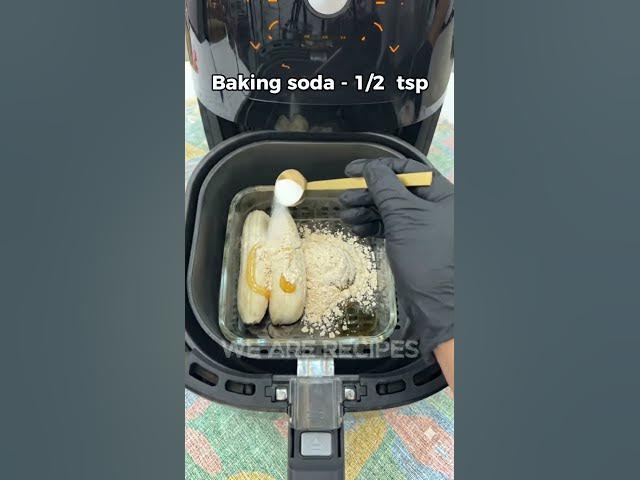 Video thumbnail for Healthy Oats Banana Cake Recipe in Air Fryer #shorts #viral #trending #ytshorts