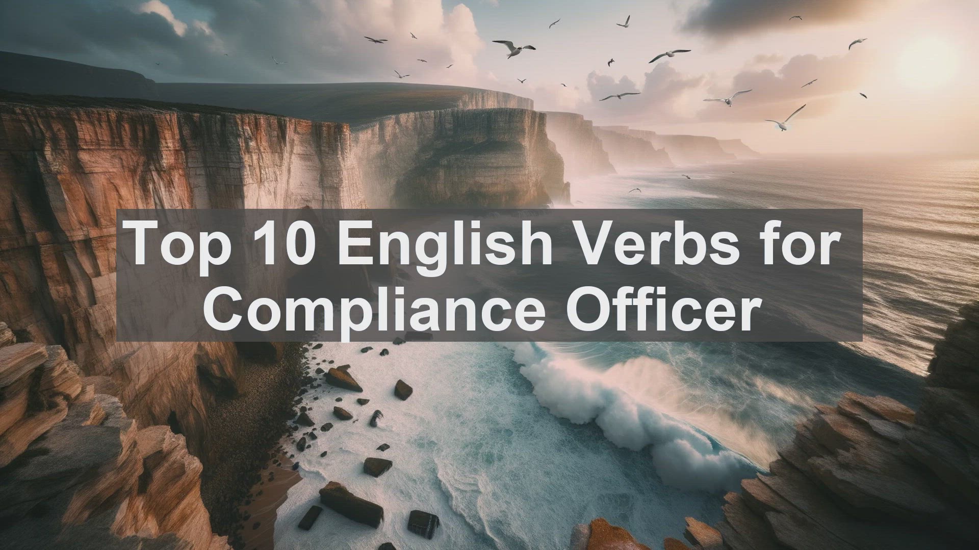 'Video thumbnail for Top 10 English Verbs for Compliance Officer'
