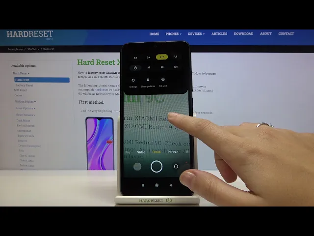 Video thumbnail for How to Adjust Aspect ratio in Xiaomi Redmi 9C – Open Camera Settings