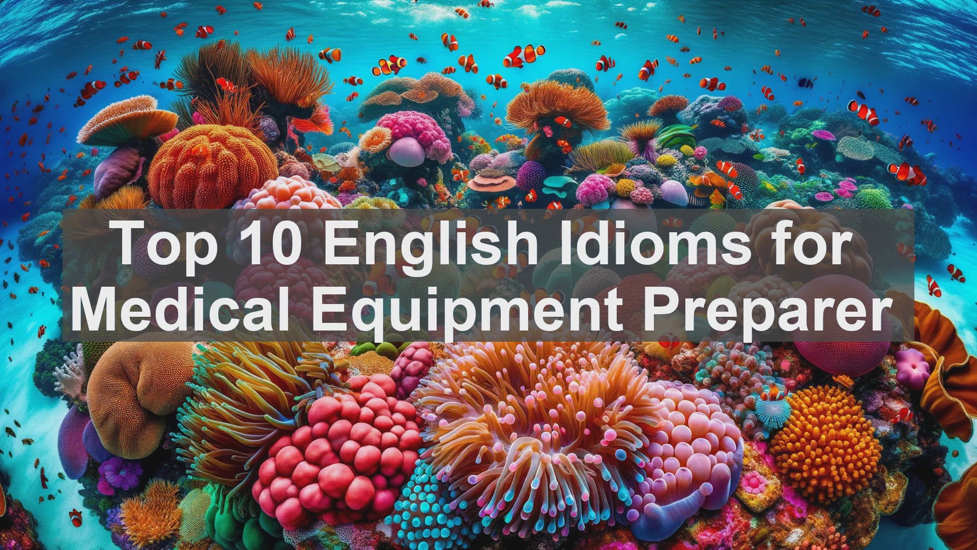 'Video thumbnail for Top 10 English Idioms for Medical Equipment Preparer'