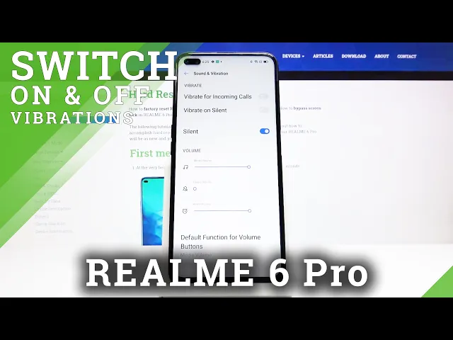 Video thumbnail for How to Enter Vibration Settings in REALME 6 Pro – Vibration Options