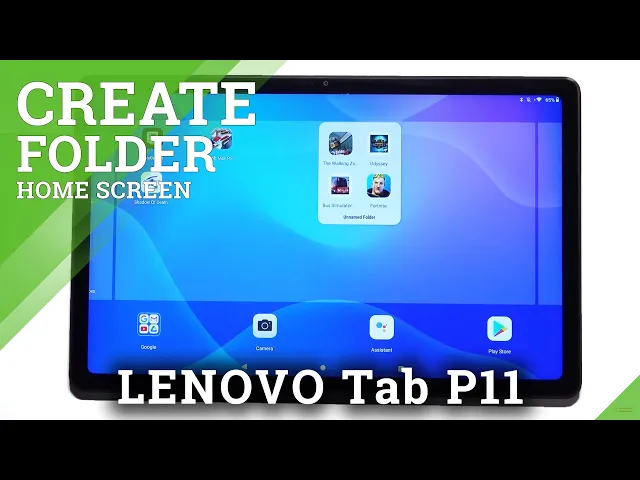 Video thumbnail for LENOVO Tab P11 - How to Create Apps Folder & Home Screen Organization