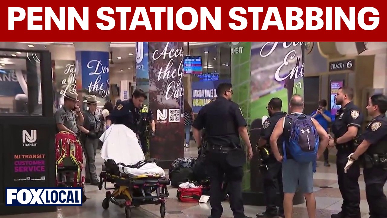 Video thumbnail for Penn Station stabbing leaves 6 injured; suspect in custody.