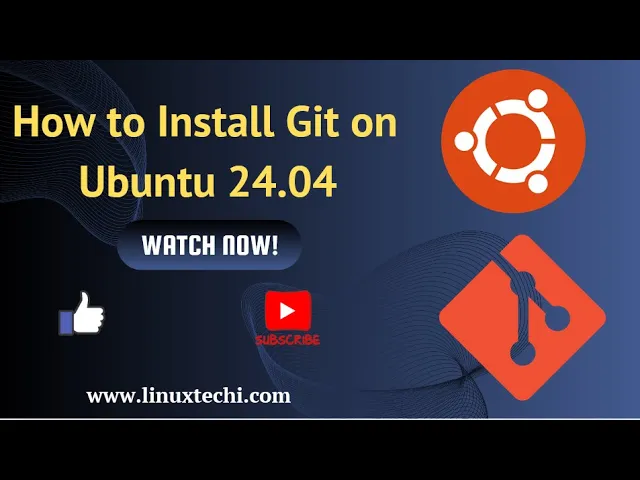 Video thumbnail for How to Install Git on Ubuntu 24.04