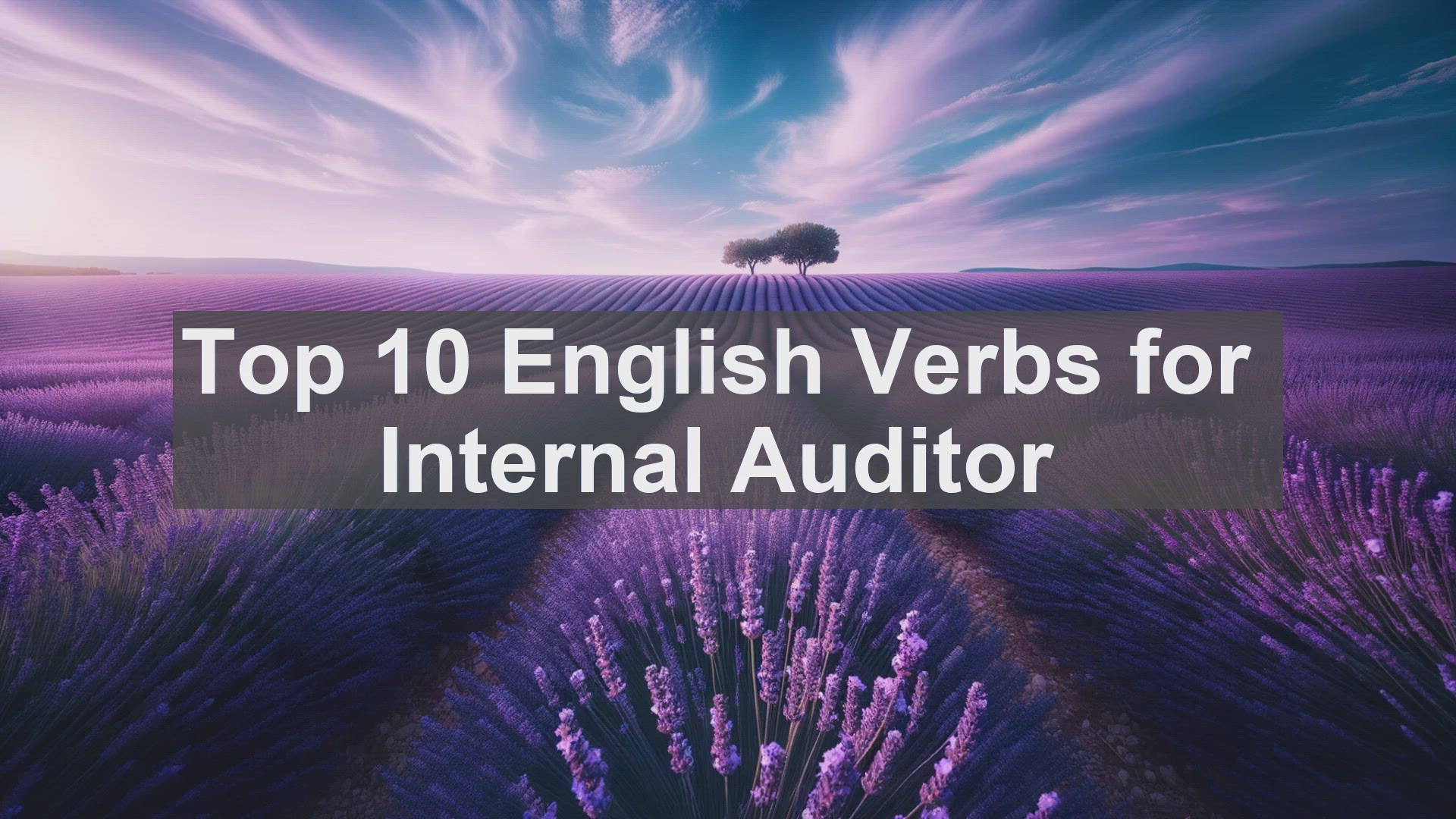 'Video thumbnail for Top 10 English Verbs for Internal Auditor'