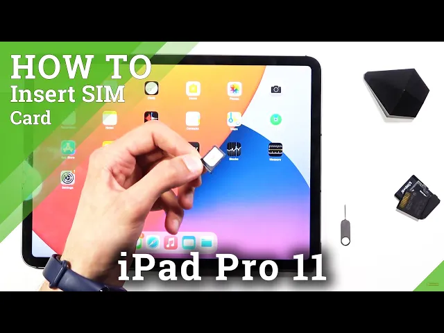 Video thumbnail for How to Insert SIM Card into iPad Pro 11 - Plug In SIM Card