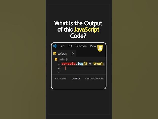 'Video thumbnail for #1 JavaScript Interview Question | Solve in 30 Seconds #shorts #javascript'
