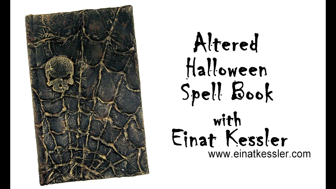 Video thumbnail for Altered Halloween Spell Book