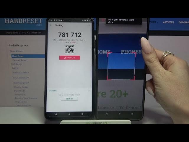 Video thumbnail for How to Transfer Data from HTC Device to the HTC Desire 20+ - Send Anywhere App
