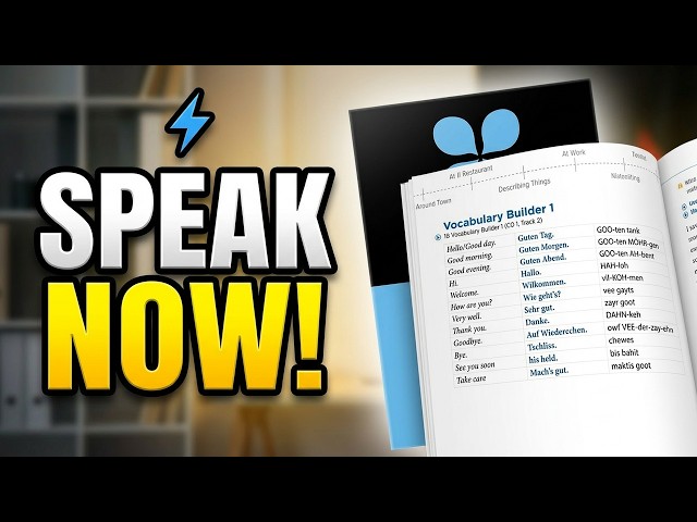 Video thumbnail for Learn German faster with this simple trick!
