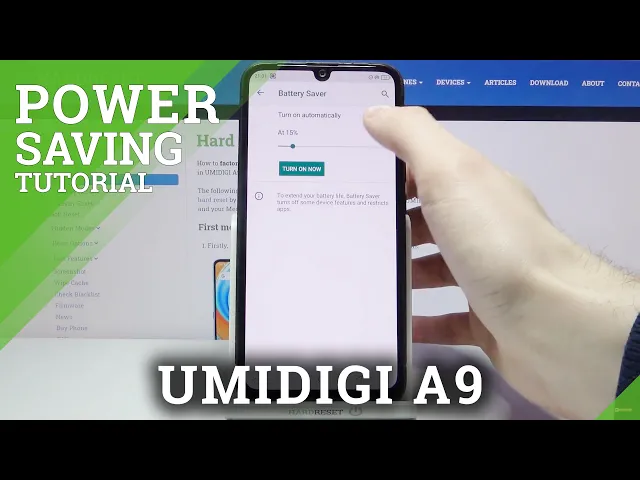Video thumbnail for How to Turn On / Off Power Saving Mode in UMIDIGI A9 – Find Battery Saver