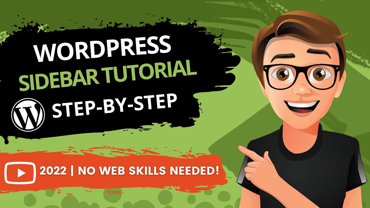 'Video thumbnail for WordPress Sidebar Tutorial  How To Edit WordPress Sidebar'